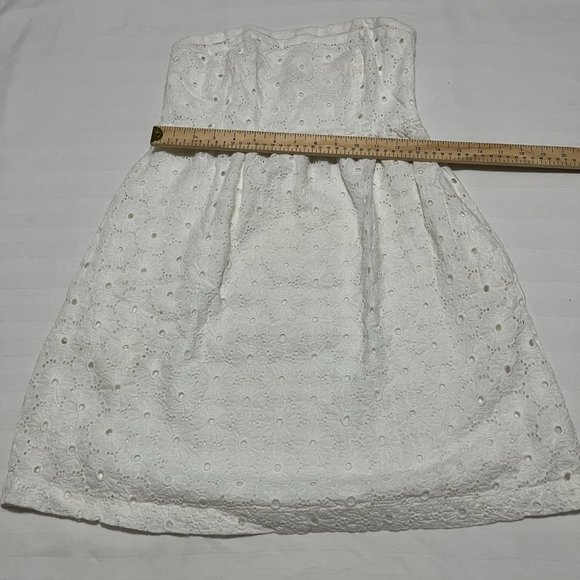 American Eagle White Strapless Dress Size 6 - Picture 2 of 8